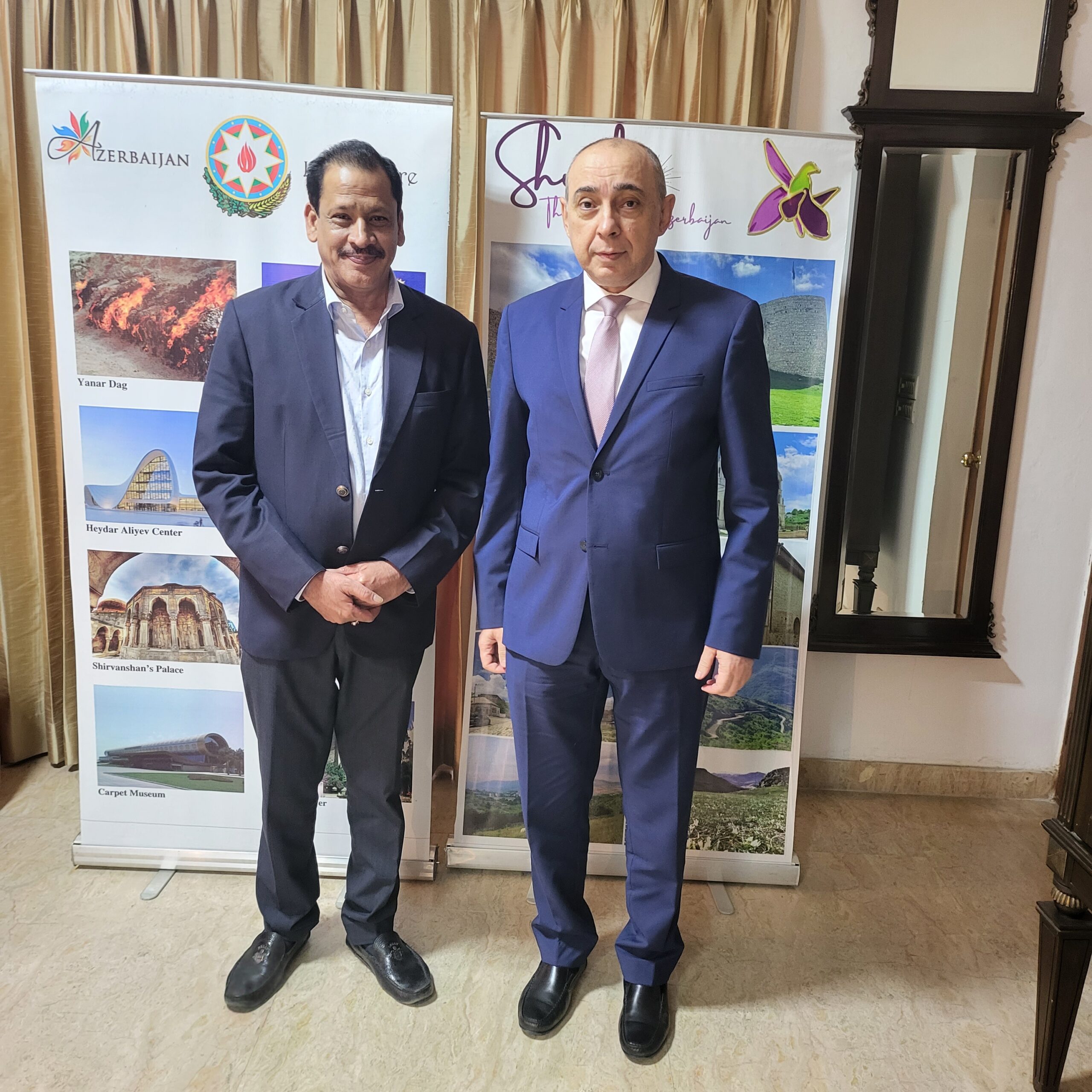 H.E. Dr. Ashraf Shikhaliyev, Ambassador of Azerbaijan to India